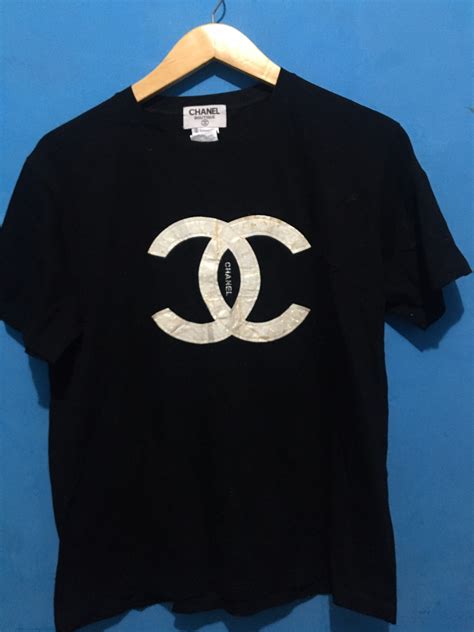 vintage chanel boutique t shirt|authentic Vintage Chanel.